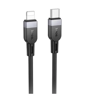 Дата кабель Hoco X109 Energy silicone Type-C to Lightning (3m) Black