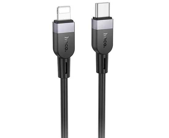 Дата кабель Hoco X109 Energy silicone Type-C to Lightning (3m) Black