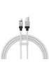 Дата кабель Baseus CoolPlay Series USB to Type-C 100W (1m) (CAKW00060) White