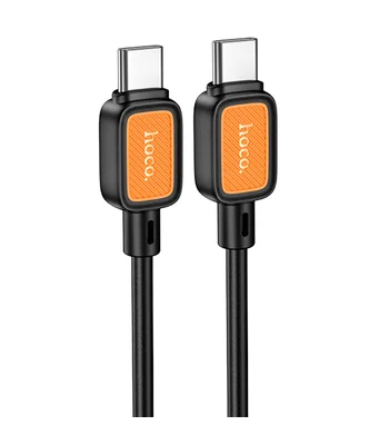Дата кабель Hoco X108 Benefit 60W Type-C to Type-C (1m) Black