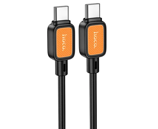 Дата кабель Hoco X108 Benefit 60W Type-C to Type-C (1m) Black