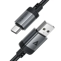 Дата кабель Acefast C20-04 USB to Type-C 3A (1.2m) Black