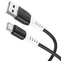 Дата кабель Hoco X82 Silicone USB to Type-C (1m) Black