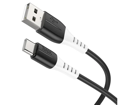 Дата кабель Hoco X82 Silicone USB to Type-C (1m) Black
