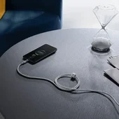 Дата кабель Baseus Gem Fast Charging USB to Type-C 100W (2m) (P10373002111) Moon White