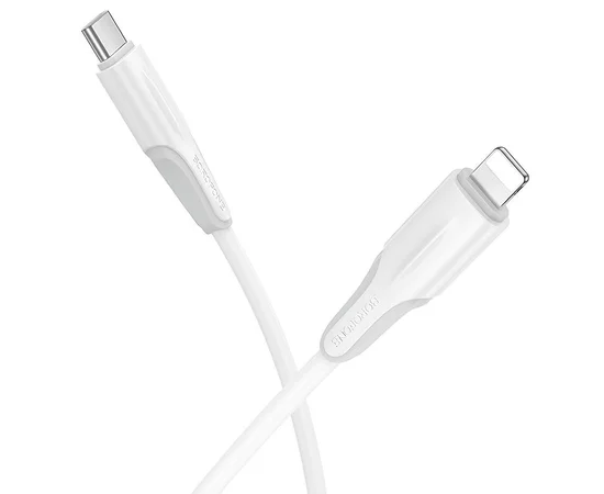 Дата кабель Borofone BX119 New Type-C to Lightning 27W (1m) White