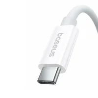 Дата кабель Baseus Superior 2 USB4 Full-Function Type-C to Type-C 240W (1.8m) (P10365200211-05) Moon White