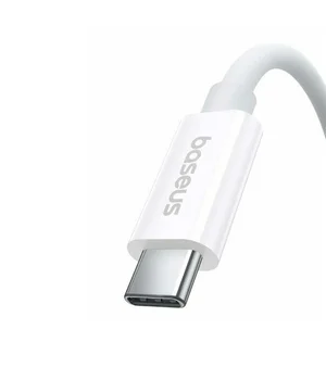 Дата кабель Baseus Superior 2 USB4 Full-Function Type-C to Type-C 240W (1.8m) (P10365200211-05) Moon White