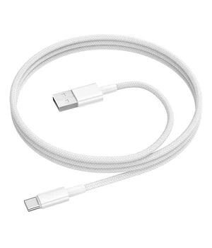 Дата кабель Borofone BX117 Source USB to Type-C 3A (1m) White