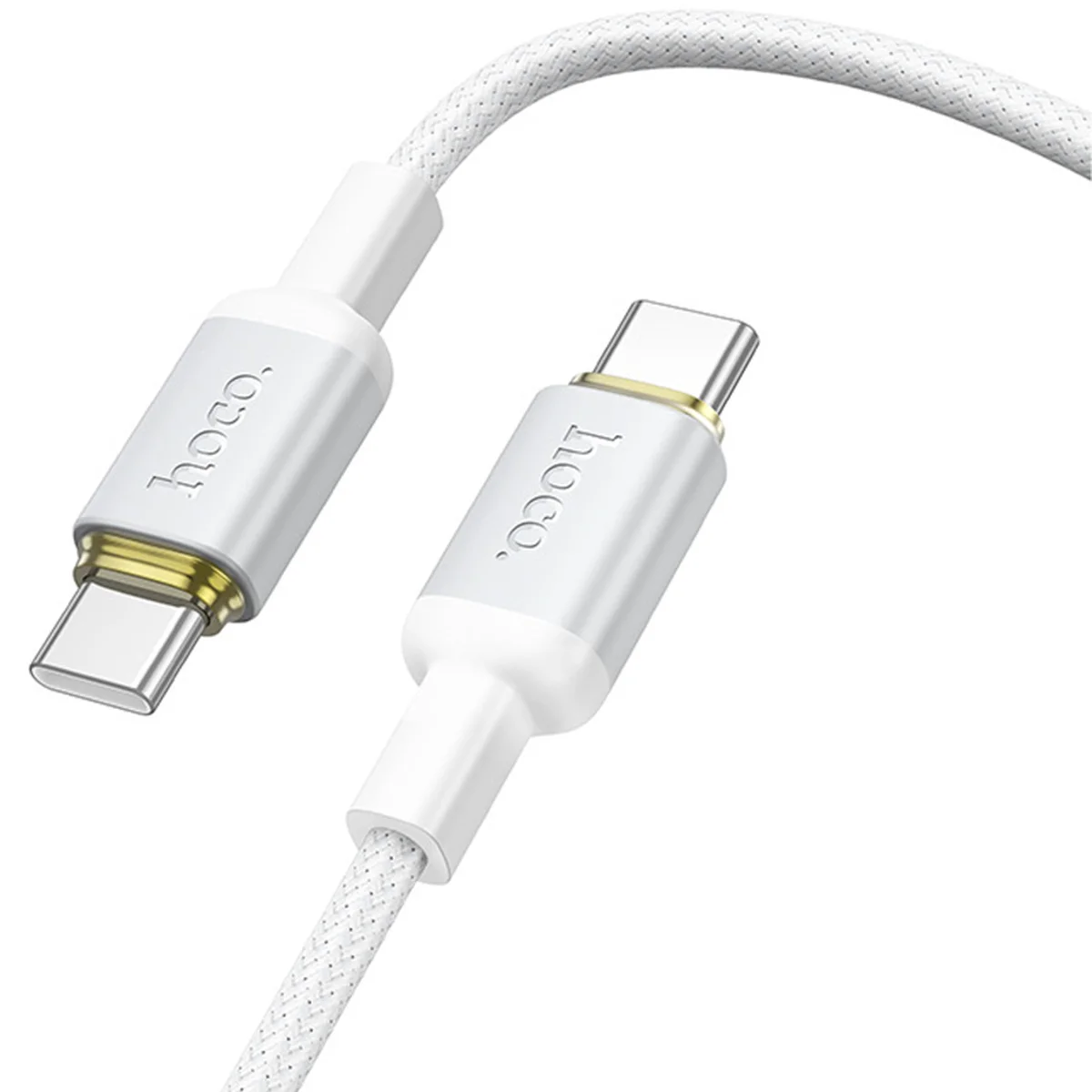 Дата кабель Hoco X128 Benefit Type-C to Type-C 60W (1m) White