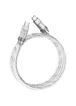 Дата кабель Hoco U113 Solid 100W Type-C to Type-C (1m) Silver