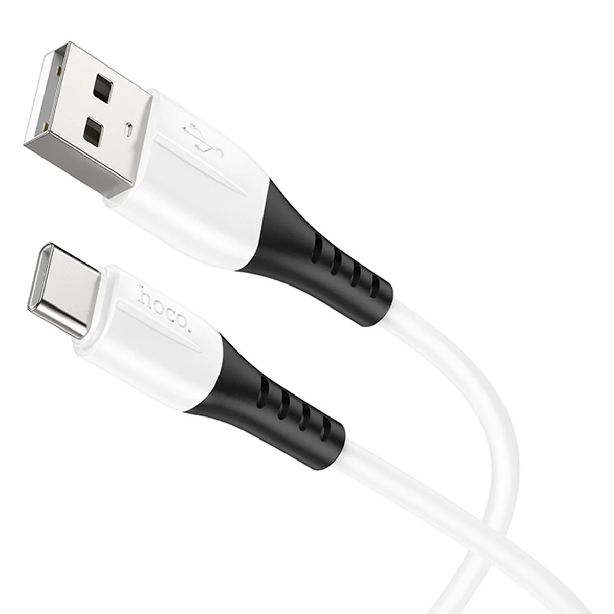 Дата кабель Hoco X82 Silicone USB to Type-C (1m) White