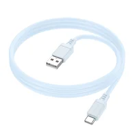 Дата кабель Borofone BX115 Lotto USB to Type-C 3A (1m) Blue