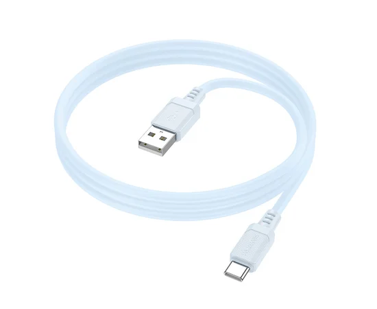 Дата кабель Borofone BX115 Lotto USB to Type-C 3A (1m) Blue