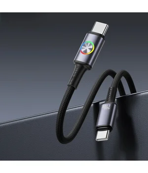 Дата кабель Usams US-SJ751 With Colorful Light Huan Ser.