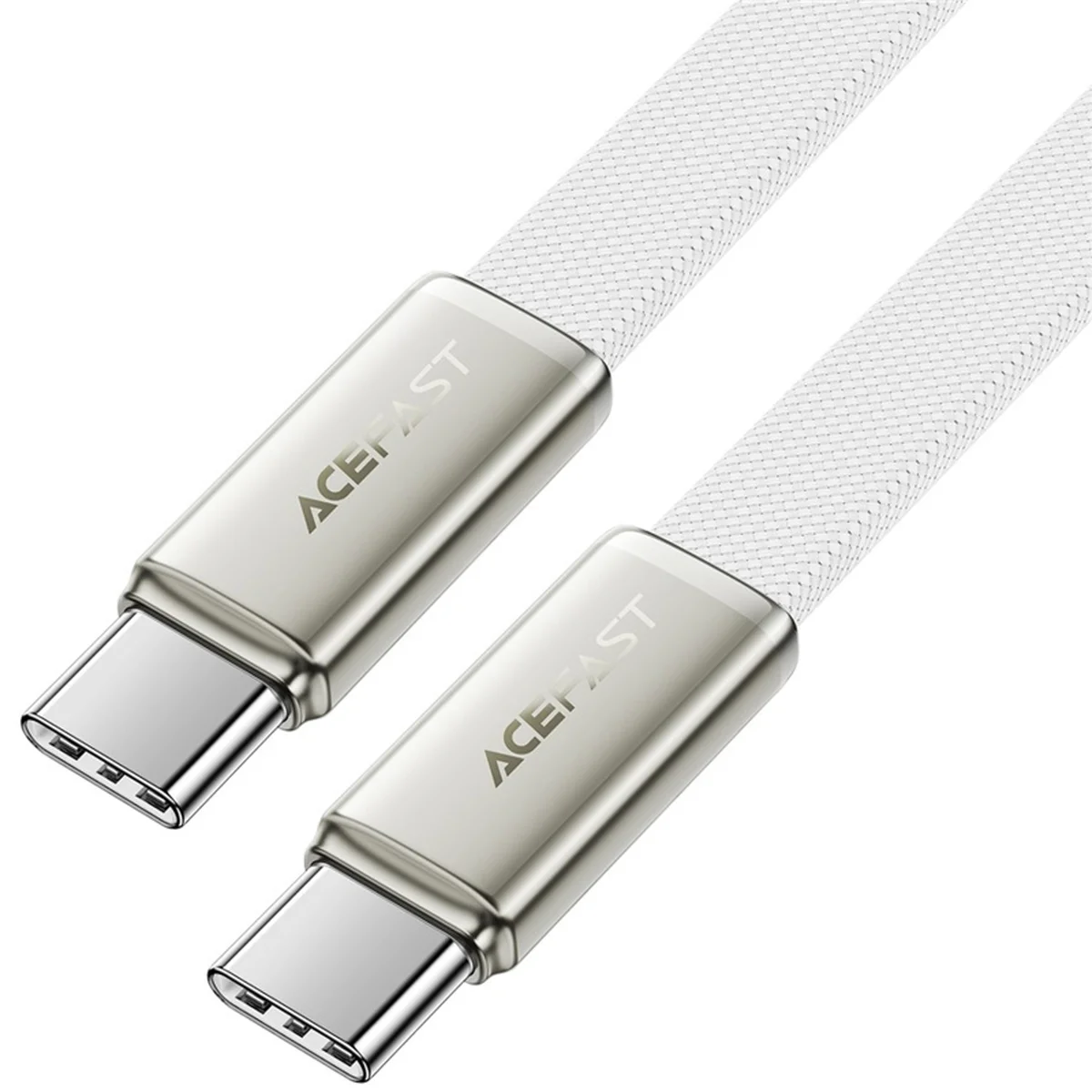 Дата кабель Acefast C24-03 Type-C to Type-C 60W (1.2m) White