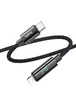 Дата кабель Hoco U125 Benefit 27W Type-C to Lightning (1.2m) Black