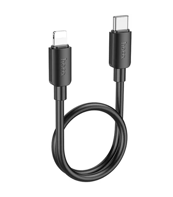 Дата кабель Hoco X96 Hyper Type-C to Lightning 20W (0.25m) Black