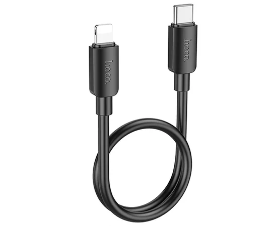 Дата кабель Hoco X96 Hyper Type-C to Lightning 20W (0.25m) Black