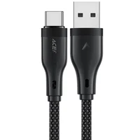 Дата кабель Acefast C8-04 USB to Type-C 3A (1.2m) Black