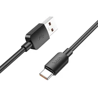 Дата кабель Hoco X96 Hyper USB to Type-C 27W (1m) Black
