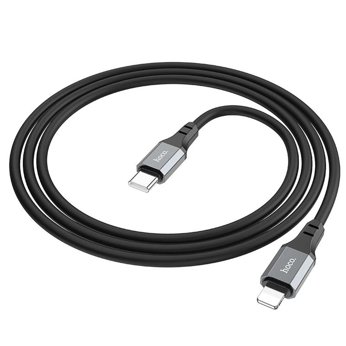 Дата кабель Hoco X86 Spear Type-C to Lightning 20W (1m) Black
