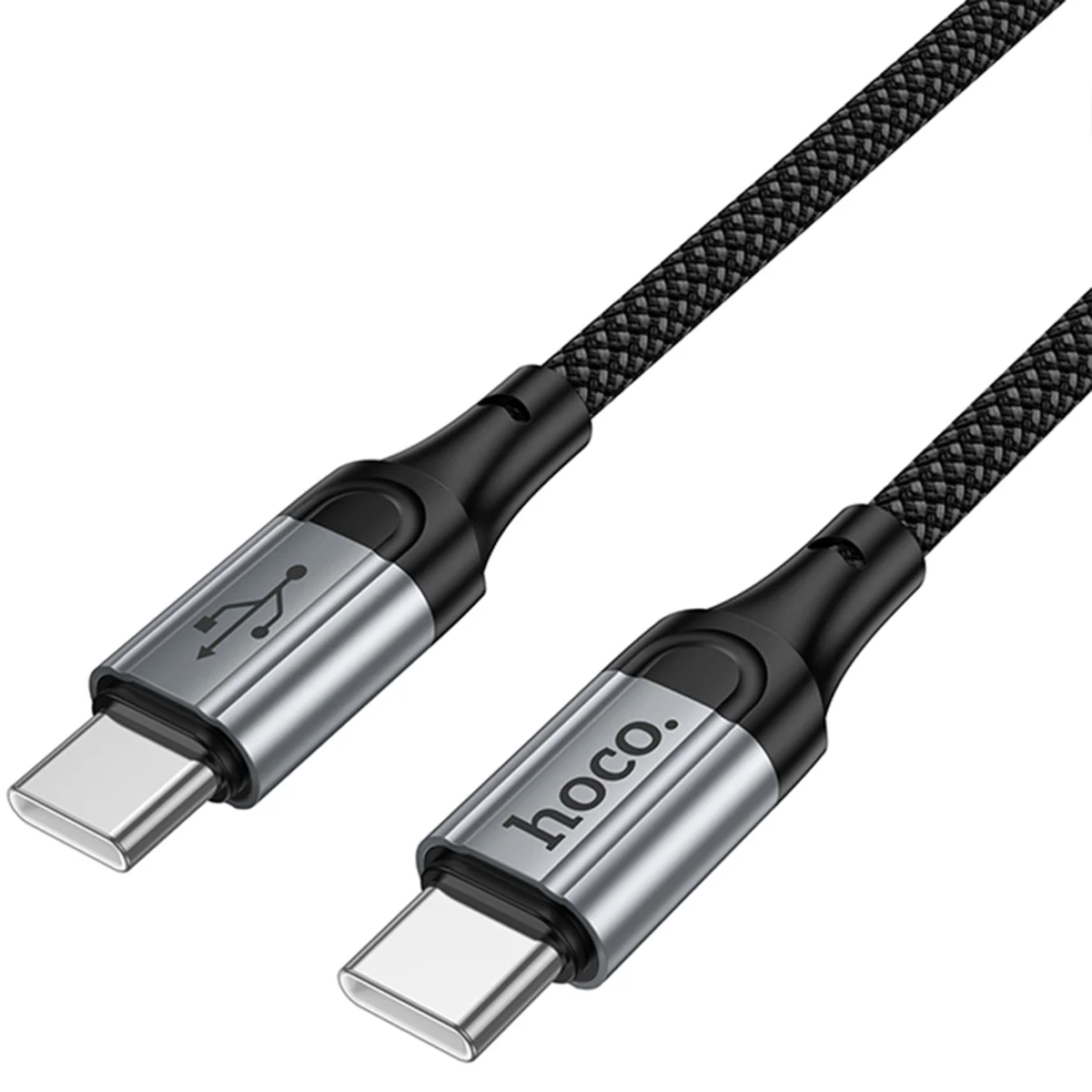 Дата кабель Hoco X121 Nuevo Type-C to Type-C 60W (1.5m) Black