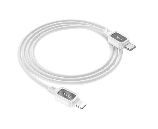 Дата кабель Hoco X108 Benefit 27W Type-C to Lightning (1m) White