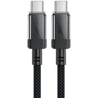 Дата кабель Acefast C12-03 Type-C to Type-C 60W (1.2m) Black