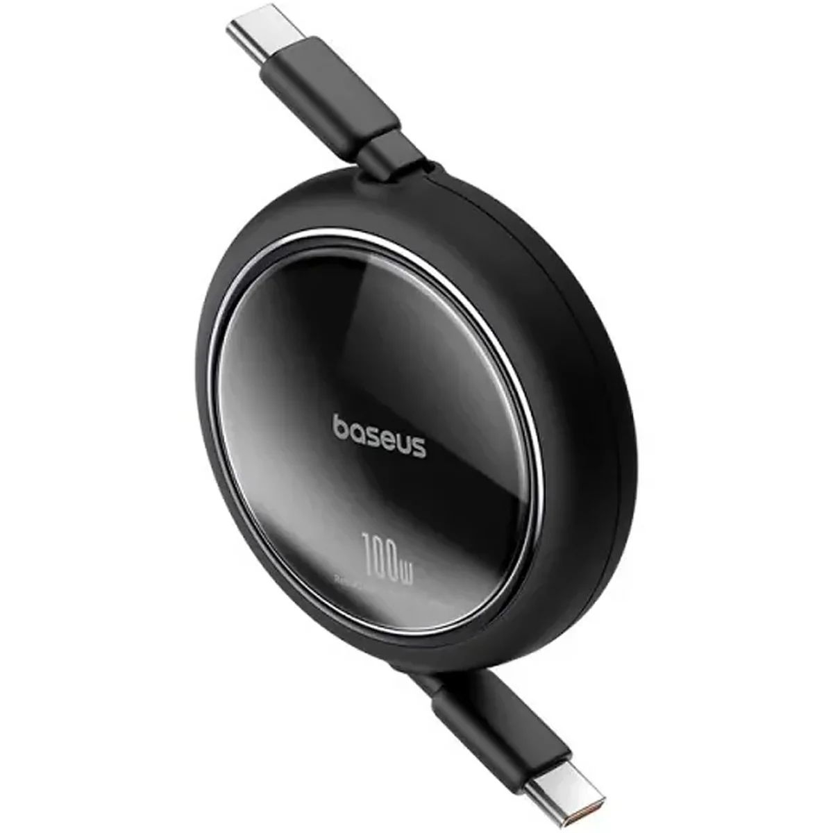 Дата кабель Baseus Free2Draw Mini Retractable Type-C to Type-C 100W (1m) (P10364500) Cluster Black