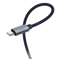 Дата кабель Hoco U134 Primero Type-C to Type-C 240W (1.8m) Dark Blue