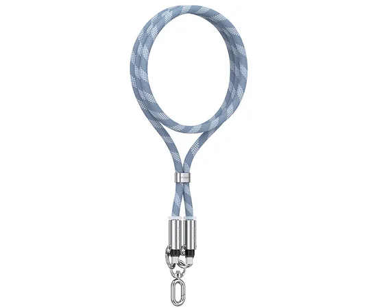 Дата кабель-шнурок Usams US-SJ745 Type-C to Type-C 60W (1.2m) Blue