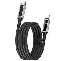 Дата кабель WIWU C080 Warriors Type-C to Lightning 27W (1m) Black