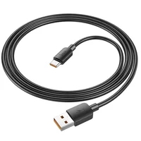 Дата кабель Hoco X96 Hyper USB to Type-C 27W (1m) Black