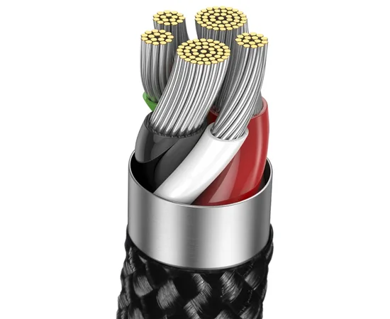 Дата кабель Baseus Explorer Auto Power-Off Fast Charging Type-C to Lightning 20W (1m) (CATS000001) Black