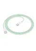 Дата кабель Hoco X104 Source 60W Type-C to Type-C (1m) Green