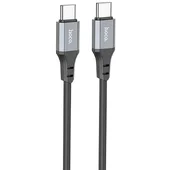 Дата кабель Hoco X86 Spear Type-C to Type-C 60W (1m) Black