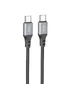 Дата кабель Hoco X86 Spear Type-C to Type-C 60W (1m) Black