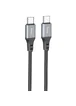 Дата кабель Hoco X86 Spear Type-C to Type-C 60W (1m) Black
