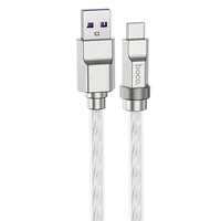 Дата кабель Hoco U113 Solid 100W USB to Type-C (1m) Silver
