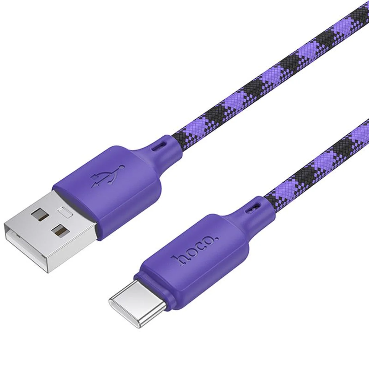 Дата кабель Hoco X116 Meridian USB to Type-C 3A (1m) Gradient Purple Mix