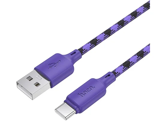 Дата кабель Hoco X116 Meridian USB to Type-C 3A (1m) Gradient Purple Mix