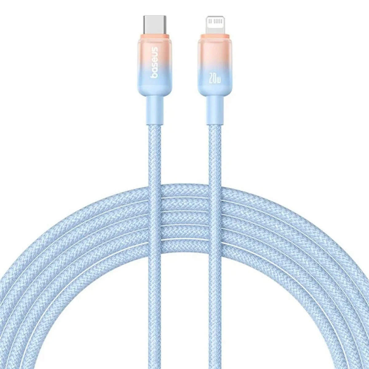 Дата кабель Baseus Discolor Series Fast Charging Type-C to Lightning 20W (2m) (P10374901) Galaxy Blue