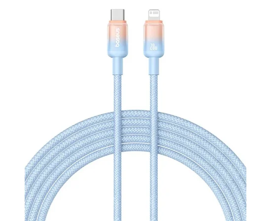 Дата кабель Baseus Discolor Series Fast Charging Type-C to Lightning 20W (2m) (P10374901) Galaxy Blue