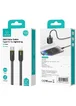 Дата кабель Usams US-SJ735 Bicolor Charging YR Ser. Type-C to Lightning 30W (1m) Black