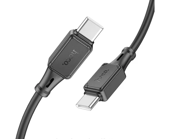 Дата кабель Hoco X101 Assistant 60W Type-C to Type-C (1m) Black