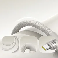 Дата кабель Baseus Titanium Alloy Fast Charging USB Type-C 100W (1m) (P10378102) Galaxy Titanium Gold