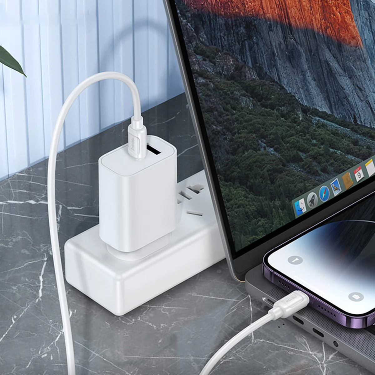 Дата кабель Hoco X115 Surpass Type-C to Lightning 27W (1m) White