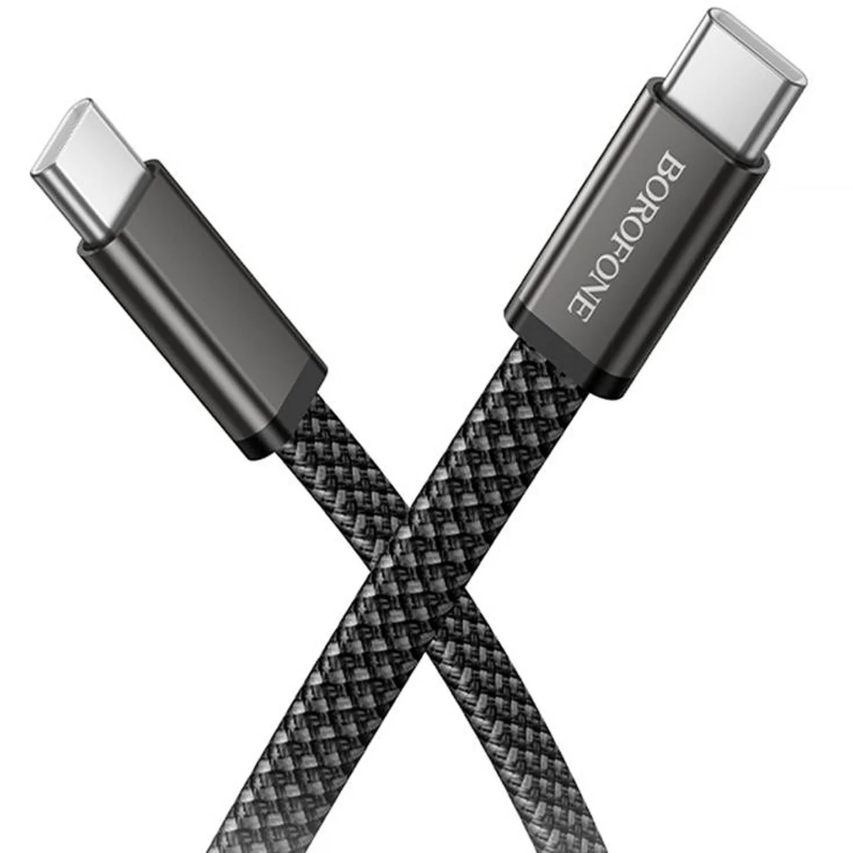 Дата кабель Borofone BX124 Peace Type-C to Type-C 60W (1m) Black