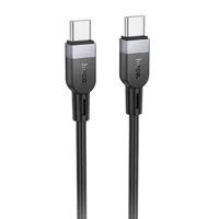 Дата кабель Hoco X109 Energy silicone Type-C to Type-C 60W (3m) Black